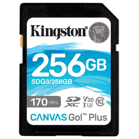 Kingston 金士頓 SDG3系列 SD存儲卡 256GB（USH-I、V30、U3） 券后194元