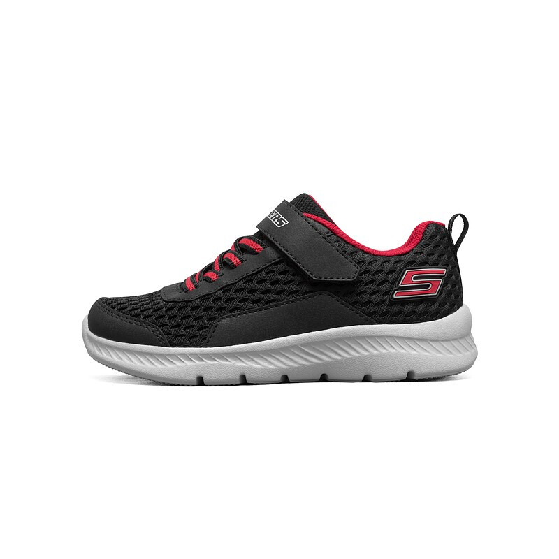 SKECHERS 斯凱奇 COMFY FLEX 2.0 男童休閑運(yùn)動(dòng)鞋 400045L/BKRD 黑色/紅色 32碼 133元