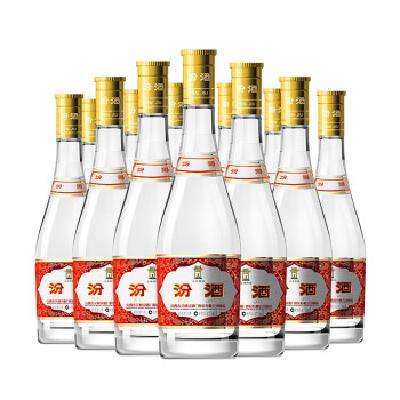 預(yù)售：汾酒 黃蓋玻汾 清香型白酒 53度 475ml*12瓶 整箱裝 500元（定金10元抵128元，定金可退）