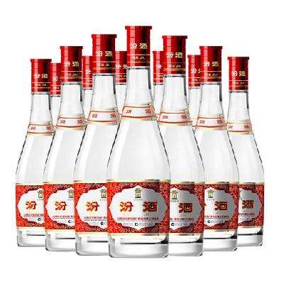 預(yù)售：汾酒 紅蓋玻汾 清香型白酒 42度 475ml*12瓶整箱裝  480元（需定金）