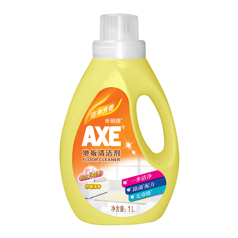 AXE 斧頭 牌 地板清潔劑 1L 檸檬清香 12.26元