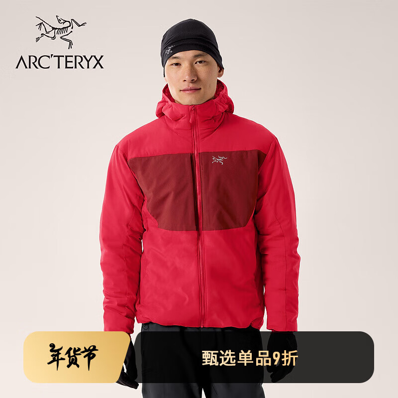 ARC'TERYX 始祖鳥 3期免息：ARC'TERYX始祖鳥 PROTON HEAVYWEIGHT HOODY 防風(fēng) 男子 滑雪保暖棉服 HERITAGE/復(fù)古紅 L 3600元