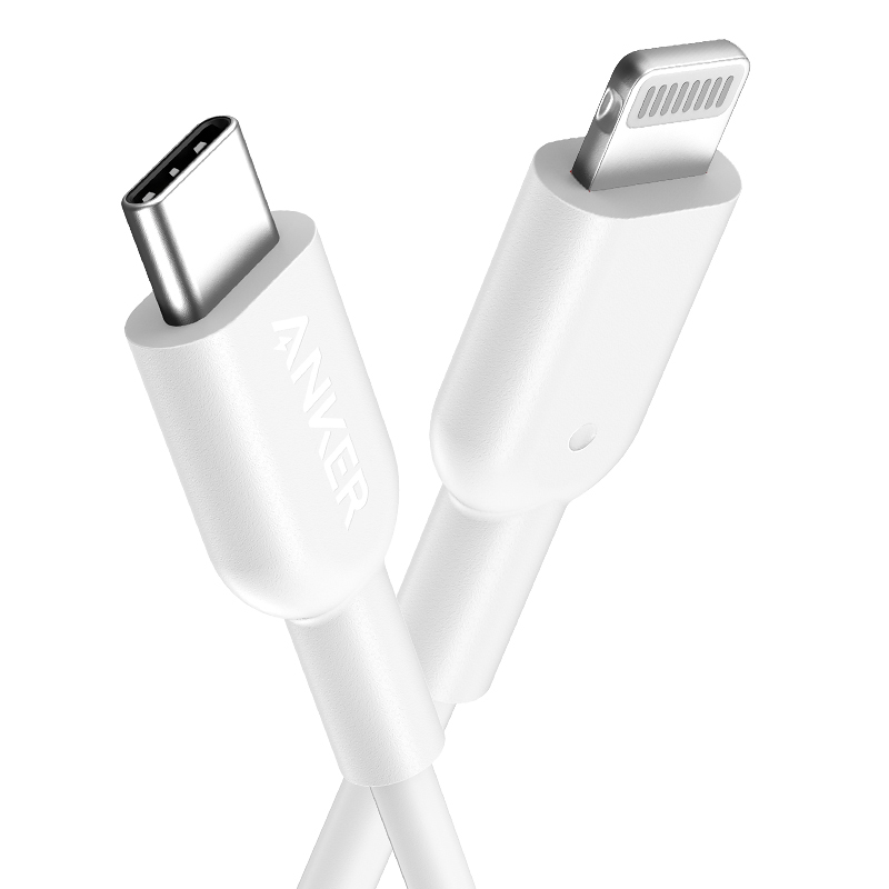 Anker 安克 A8632622 MFi認證 Type-C轉(zhuǎn)Lightning數(shù)據(jù)線 0.9m 64.8元