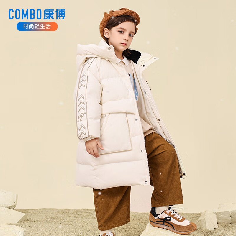 COMBO 康博 中大童中長(zhǎng)款羽絨服 162g 600蓬 A類標(biāo)準(zhǔn) 券后189元