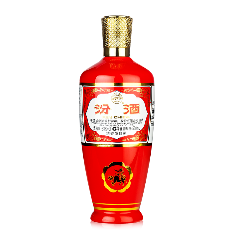 汾酒 出口紅玻 53度 500mL *4件、需湊單 258.2元（64.55元/件）+湊190.04元