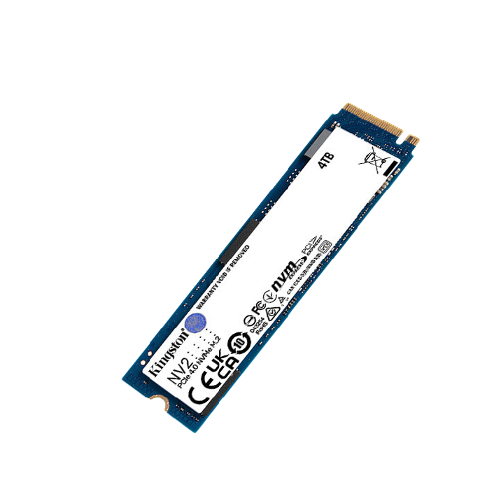 金士頓 NV2系列 SNV2S NVMe M.2 固態(tài)硬盤 4TB（PCIe 4.0） 1599元