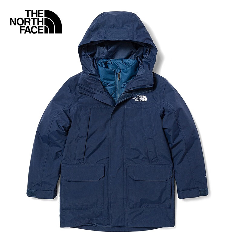 THE NORTH FACE 北面童裝男女童三合一沖鋒衣兩件套羽絨內膽鵝戶外外套冬 926元 包郵（需領券）