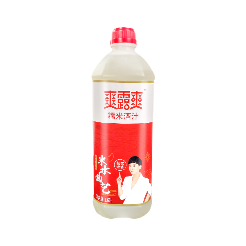 Plus會(huì)員、首購：爽露爽 糯米酒汁 1.6L/桶 低度糯米酒 甜酒釀+湊單 8.95元（plus包郵）