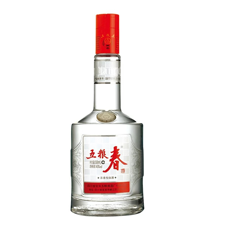 五糧液 WULIANGYE 五糧春 45%vol 濃香型白酒 500ml 單瓶裝 94.5元