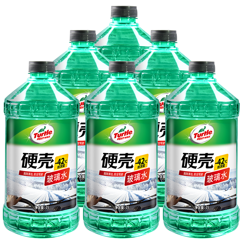 PLUS會員：龜牌 硬殼 G-4083 液體玻璃水 -42℃ 2L *6瓶 88.74元（湊單價39元）