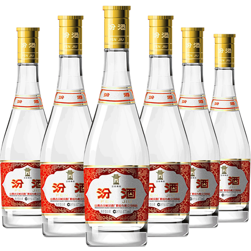 再降價，Plus會員:汾酒 玻汾 清香型 53度 475mL 6瓶 整箱裝+湊單 240.62元，湊100.59元（共341.21元）