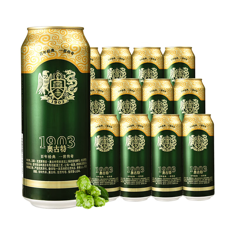 青島啤酒 TSINGTAO 奧古特啤酒 500ml*12聽 70.67元