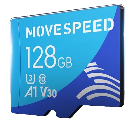 移速 MOVE SPEED 128GB内存卡TF存储卡 U3 V30 4K 行车记录仪&监控摄像头手机平板相机储存卡 券后36.9元