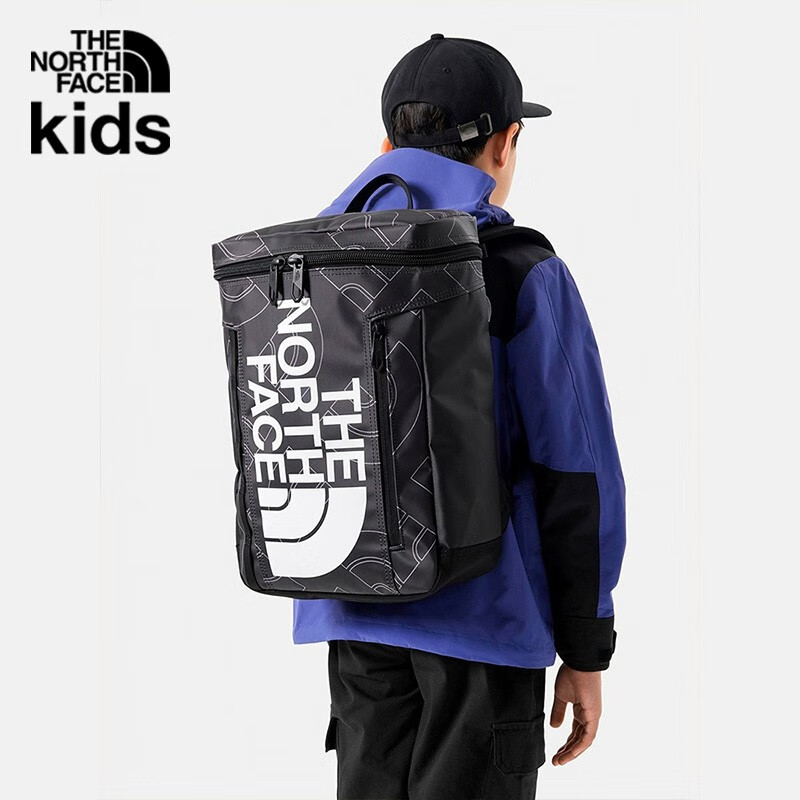 THE NORTH FACE 北面 童裝男女兒童雙肩背包收納便捷戶外背包|873W C8T/黑色 299元