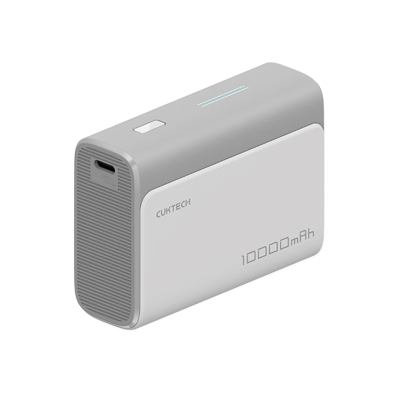 酷態(tài)科 CukTech PB100 電能塊口袋版 移動電源 1A1C 30W 10000mAh 亞鈦灰 67.64元