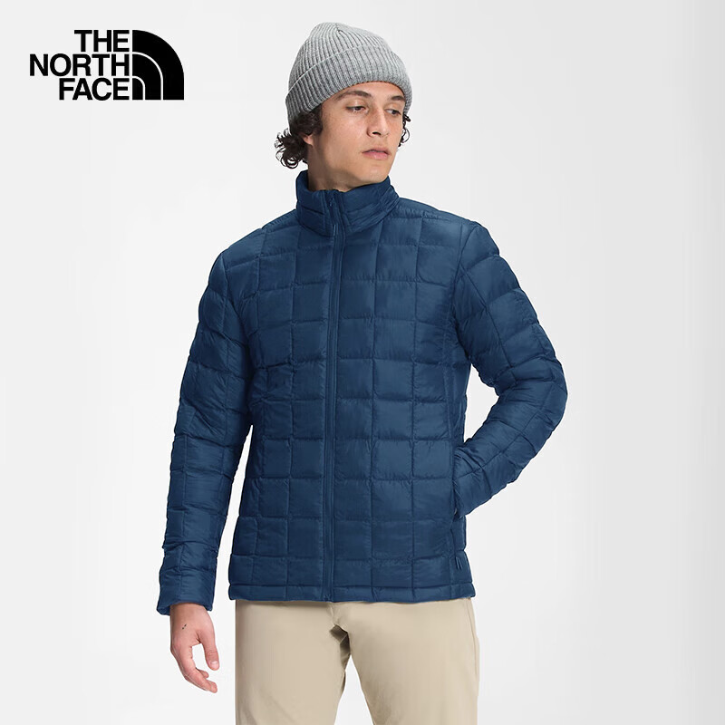 THE NORTH FACE 北面 棉服男户外防风保暖立领夹棉外套5GLL 蓝色/HDC L ￥662