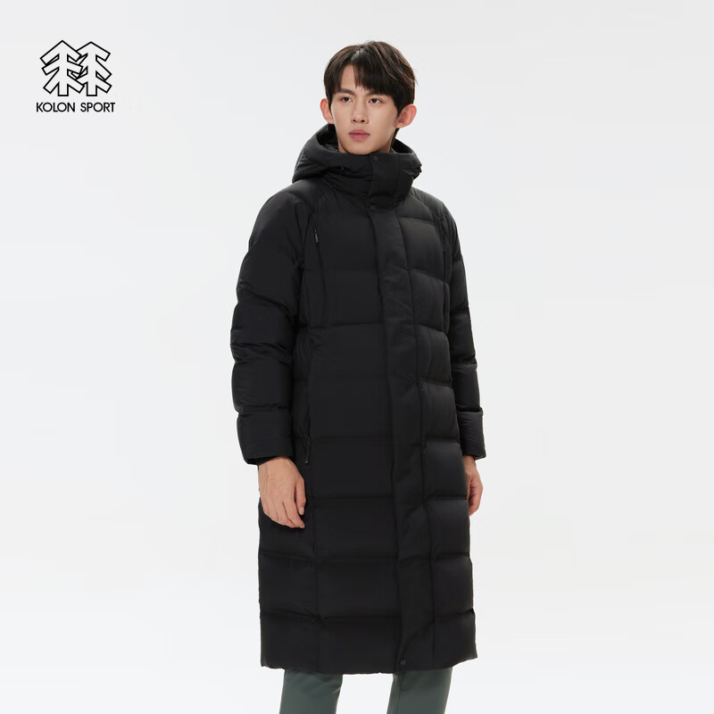 京東PLUS：KOLON SPORT 男女款長款連帽羽絨服 LUDJ4WNT02 2337元（雙重優(yōu)惠）