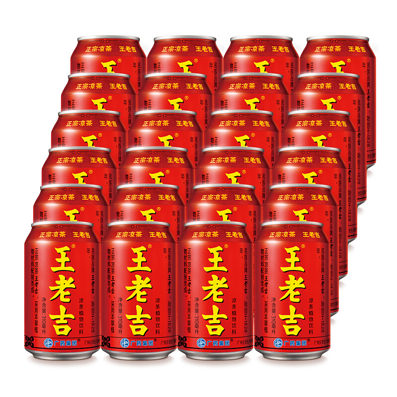 王老吉 凉茶植物饮料310ml*24罐 64.8元