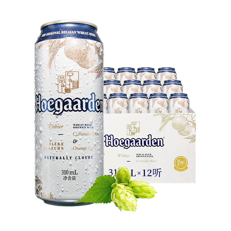 福佳 Hoegaarden 白精釀啤酒 310ml*12聽 77.42元