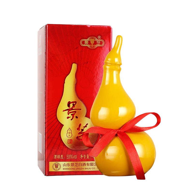 景芝葫蘆酒 擺件酒 福祿好寓意59度 125mL 小葫蘆單支裝 15.5元（需領券）