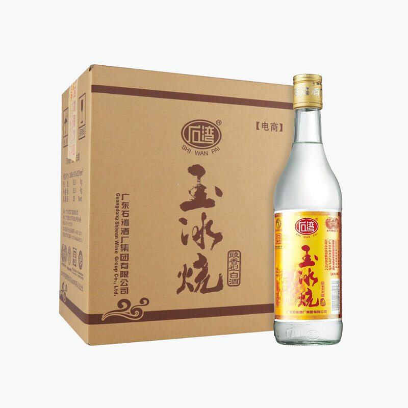 石灣 SHI WAN PAI 玉冰燒 29%vol 純糧白酒 500ml*6瓶 108.8元