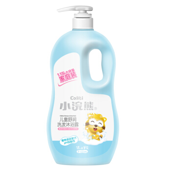 小浣熊 coati 小浣熊 兒童洗發(fā)水沐浴露二合一 1.15L 29.8元