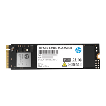 惠普 EX900 M.2 NVMe 固態(tài)硬盤 250GB（PCI-E3.0） 119元