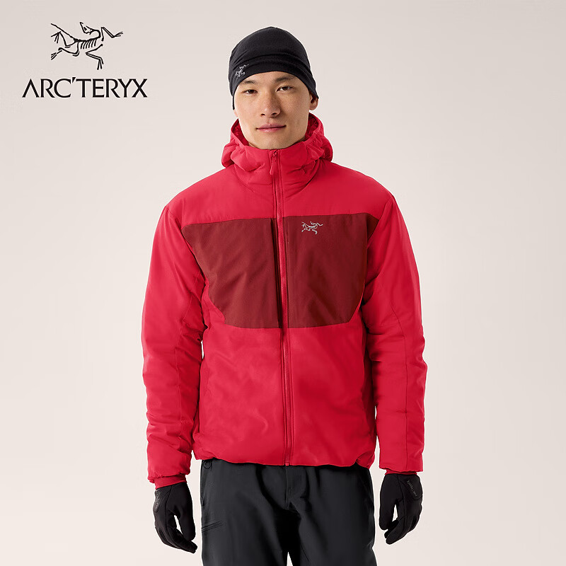 ARC'TERYX 始祖鸟 PROTON HEAVYWEIGHT HOODY 防风 男子 滑雪保暖棉服 HERITAGE/复古红 L 4000元