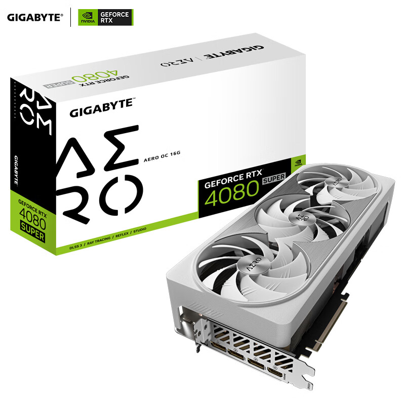 技嘉 GeForce RTX 4080 SUPER AERO OC 16G 雪鷹 顯卡 券后8950.51元