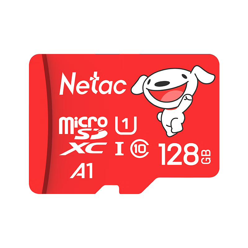 再降价：朗科（Netac）＆JOY联名款 128GB TF(MicroSD)存储卡  31.32元