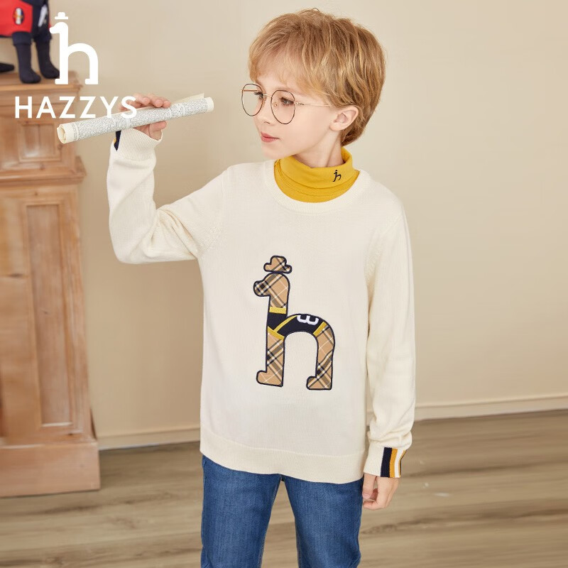 HAZZYS 男童线衣 奶油色145 券后199元