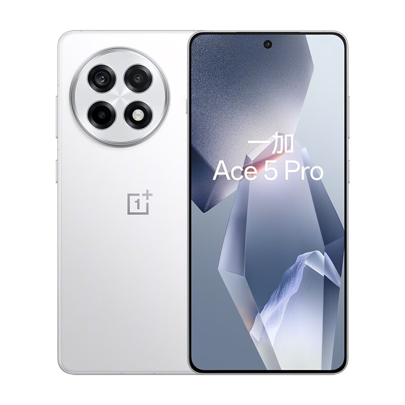 一加 OnePlus Ace 5 Pro 5G手機 16GB+1TB 白月瓷 陶瓷特別版 3899元