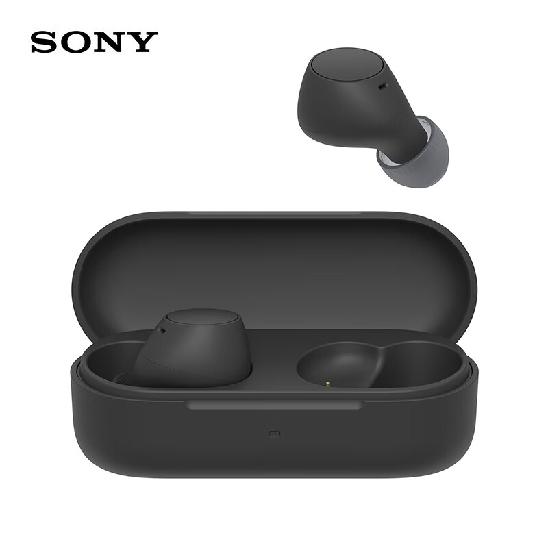 索尼 SONY WF-C510 入耳式真無(wú)線藍(lán)牙耳機(jī) 黑色 421.76元