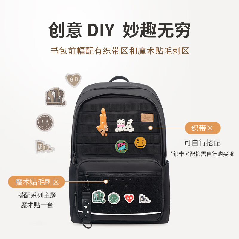 京东PLUS：Gmt for kids 初中高中生书包 7-9-12年级 28L 券后1142.92元