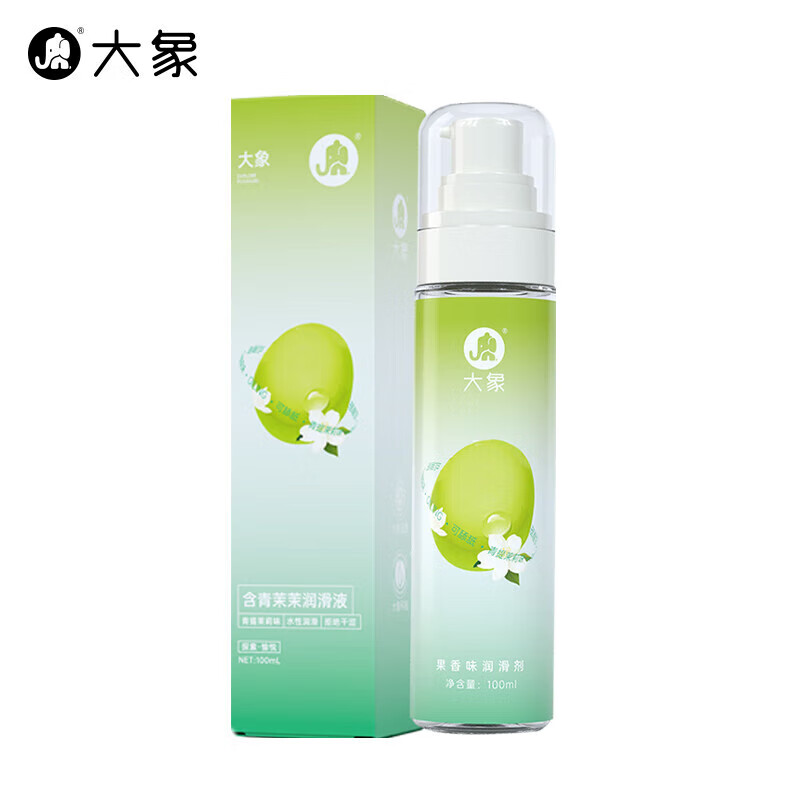 大象 青提茉莉 可舔舐潤滑液 100ml 17.4元（34.8元/2件by1，雙重優(yōu)惠）