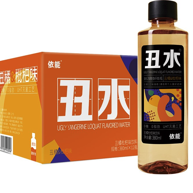 依能 丑水 丑橘枇杷味飲料 380ml*12瓶 55.5元