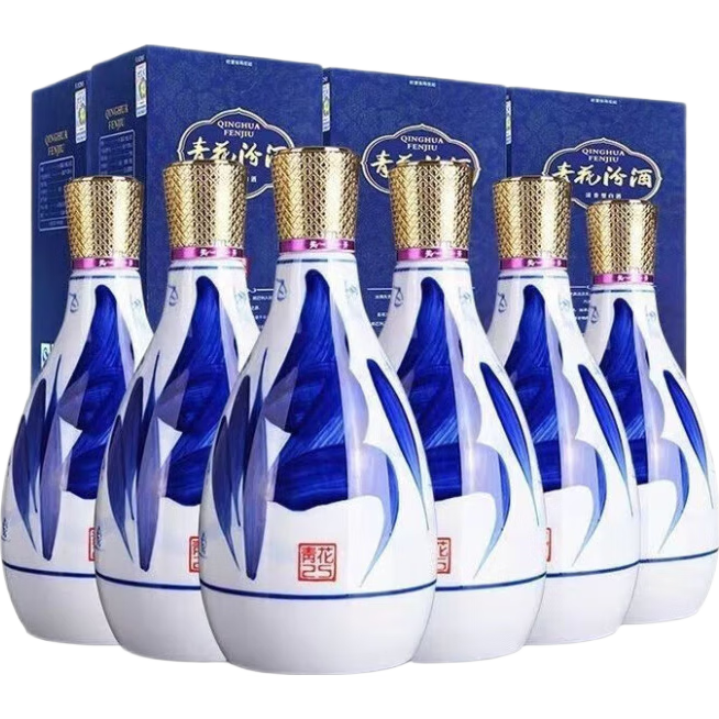 plus会员、京东百亿补贴:汾酒 青花25 清香型白酒 42度 475mL*6瓶 整箱装 2047.32元包邮包邮