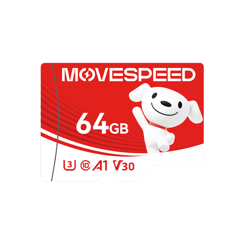 Plus會(huì)員：移速 JOY聯(lián)名款 64GB TF（MicroSD）存儲(chǔ)卡 U3 V30  16.82元（概率券后11.82，plus包郵）