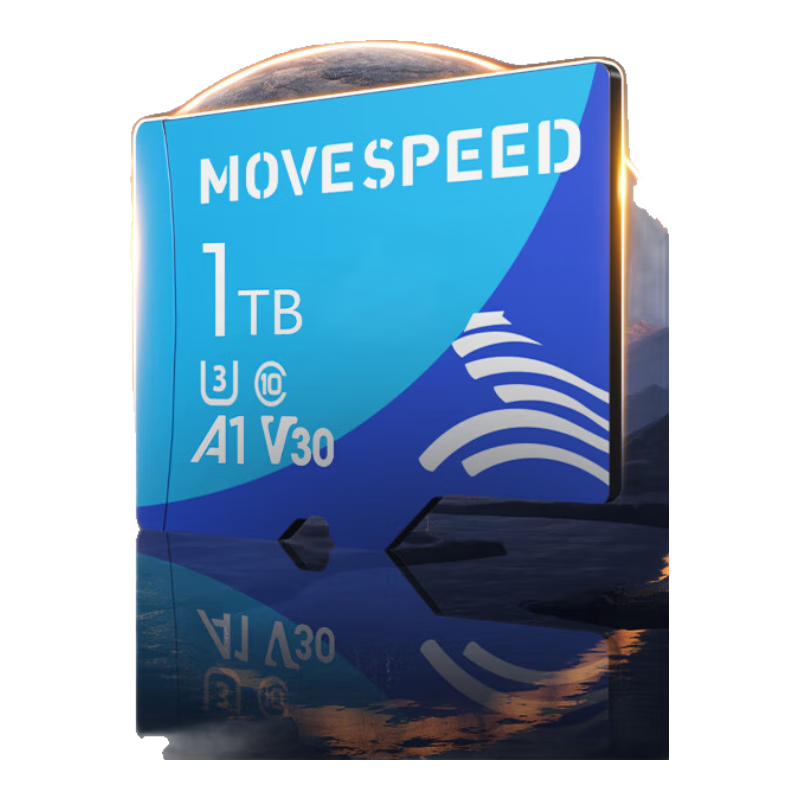 移速（MOVE SPEED）1TB內(nèi)存卡 TF（MicroSD）存儲卡A1 U3 V30 456.49元（需領(lǐng)券）