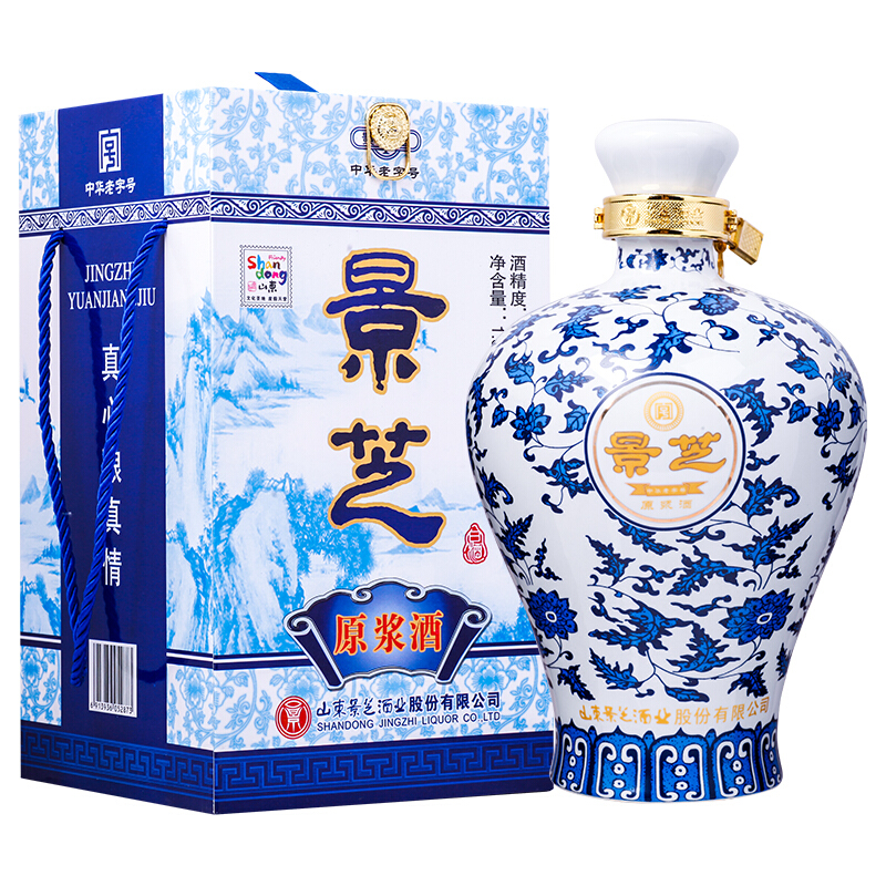 景芝 原漿酒 62%vol 白酒 1500ml 單瓶裝 券后166元