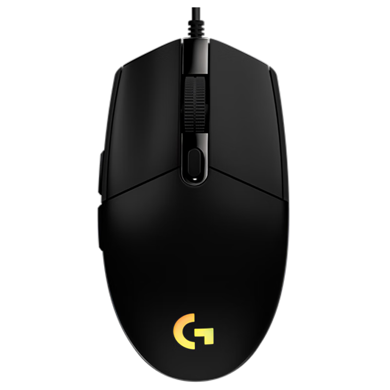 logitech G 羅技 G102二代游戲鼠標 輕量型鼠標 電競機械鼠標 G102黑第二代 99元（概率劵后70.65）