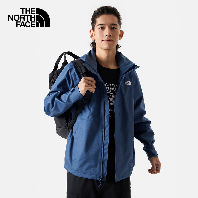 THE NORTH FACE 北面 冲锋衣男女户外防水透汽8AUM 深海蓝/HDC L 670元