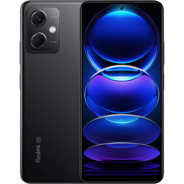 再降价、限地区、plus:小米 Redmi Note12 5G 12GB+256GB 子夜黑 810.91元（需领券）