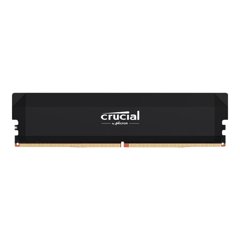 Crucial英睿達(dá) 美光 16GB DDR5 6000頻率 黑色臺(tái)式機(jī)內(nèi)存條 Pro系列超頻條  297.41元