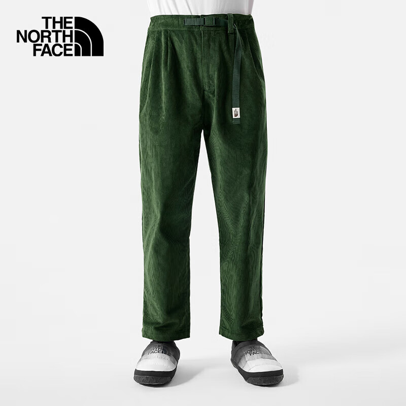 20日20點開始：The North Face 北面 休閑褲男戶外舒適燈芯絨長褲81SG 綠色/I0P 34 271元 包郵 （需用券）