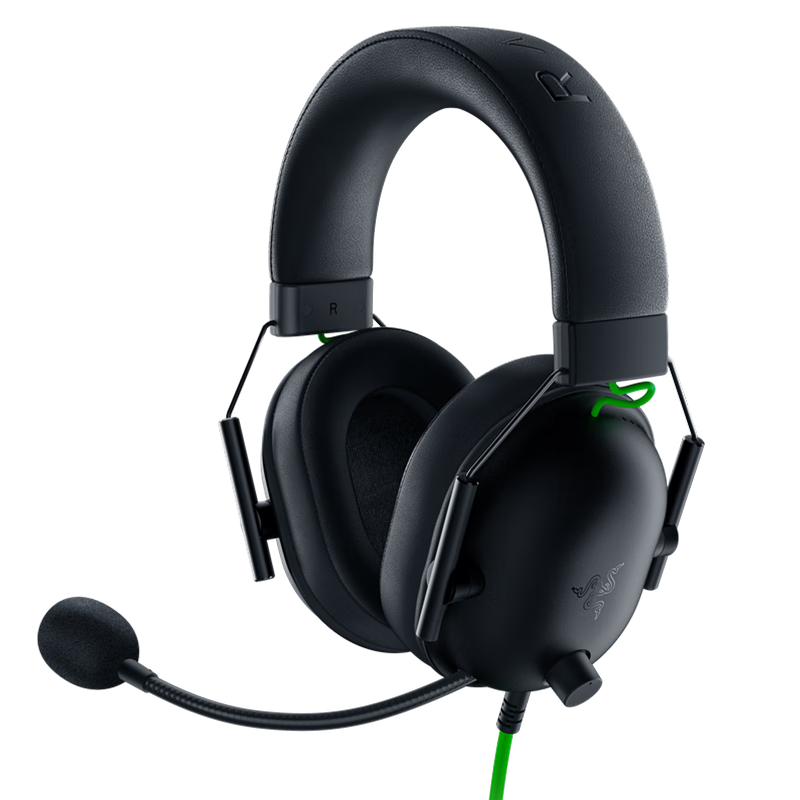 限地區(qū)、plus會員：Razer 雷蛇 旋風(fēng)黑鯊V2 X 有線頭戴式電競游戲耳機耳麥 黑色 198.21元包郵