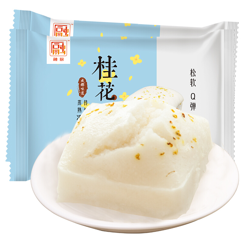 融廚 桂花發(fā)糕 540g*2袋 12個 31.92元