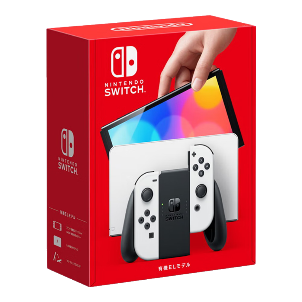 京東百億補(bǔ)貼：任天堂（Nintendo）Switch OLED 7英寸有機(jī)屏幕 64G新版主機(jī) 日版 大屏幕白色主機(jī)  1799元