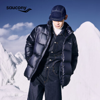 索康尼 saucony 冬季短款運(yùn)動羽絨服戶外防風(fēng)保暖面包服時(shí)尚潮XL