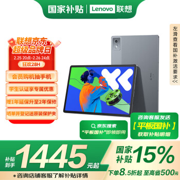 聯(lián)想 Lenovo 小新Pad Pro 12.7 2025款 平板電腦（2.9K、天璣8300、8GB、128GB、WiFi版、大象灰）